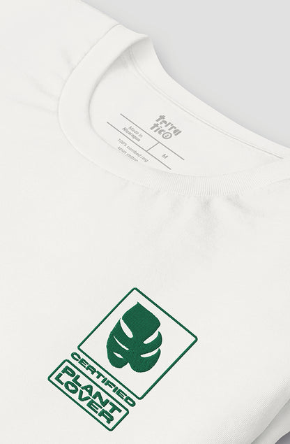 Camiseta Monstera bordada